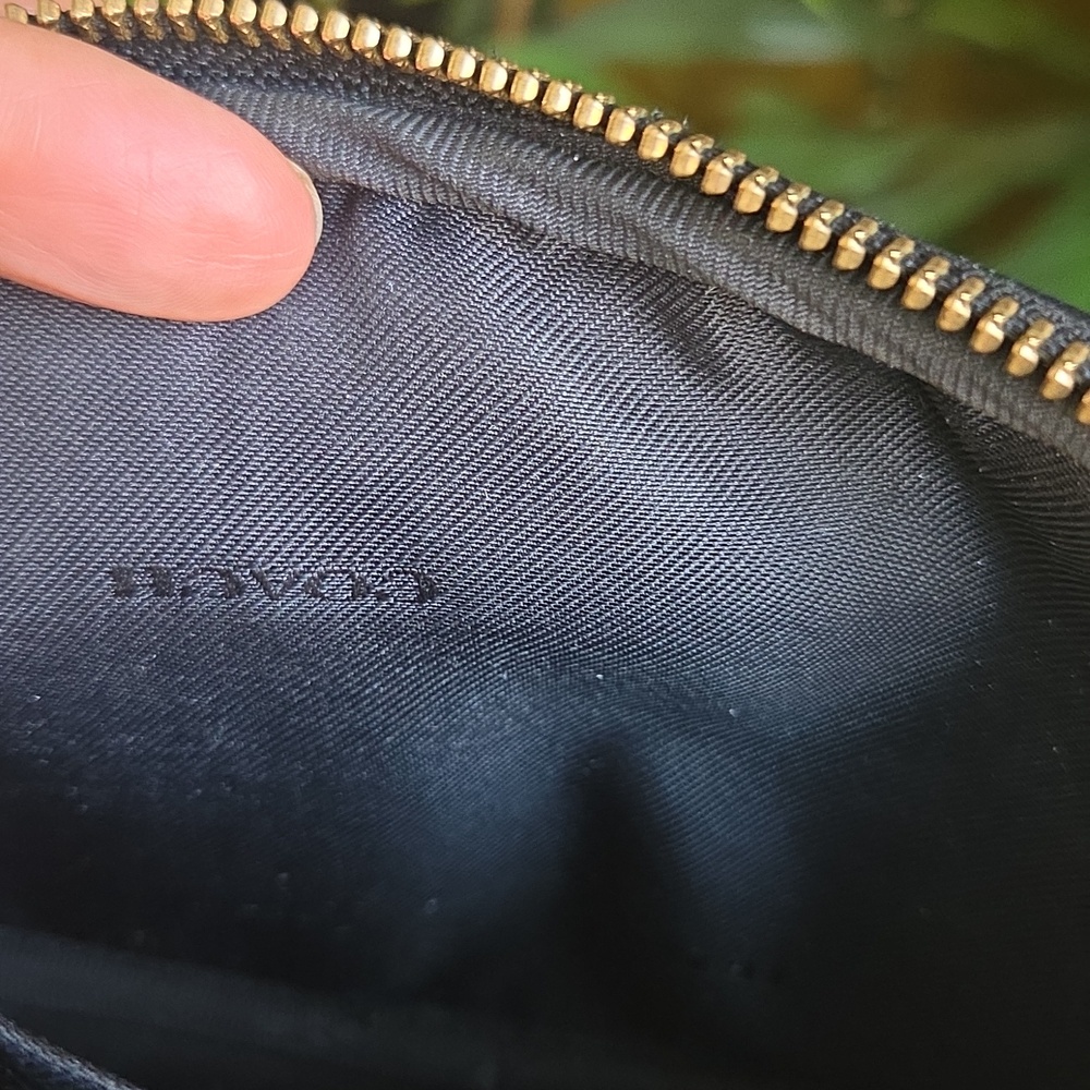 Coach Black Pebbled Leather Camera Crossbody - Picture 7 of 13